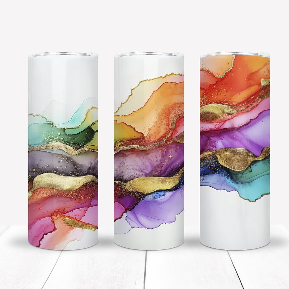 Abstract 20oz Tumbler, Travel Mug